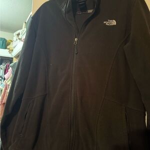 The North Face Black Full-Zip Lightweight Fleece Jacket